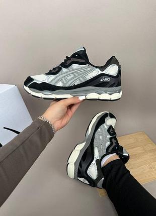 Asics gel-nyc white black grey