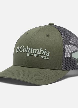 Pfg logo columbia sportswear mesh snapback — низкая корона