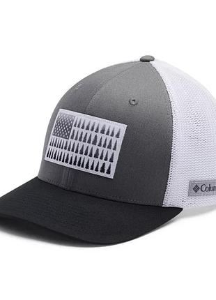 Кепка columbia mesh columbia sportswear tree flag — высокая корона
