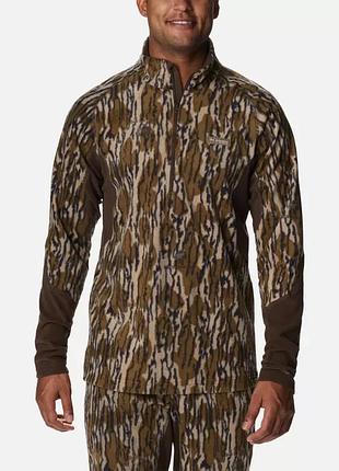 Мужской пуловер columbia sportswear phg trophy rack omni-heat helix fleece half zip pullover