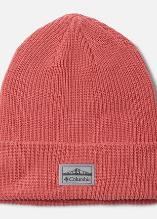 Шапка columbia sportswear lost lager ii beanie темный коралл