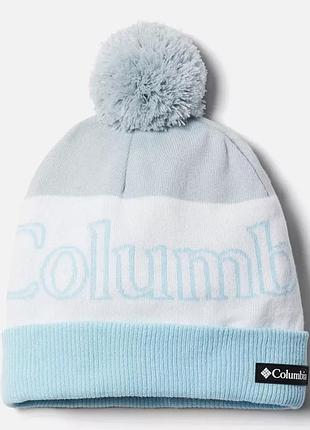 Шапка columbia sportswear polar powder ii omni-heat infinity beanie cirrus grey, белый, весенний синий