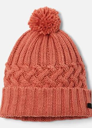 Мужская шапка columbia sportswear hideaway haven unlied beanie темный коралл