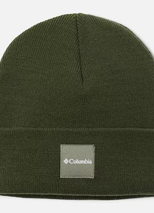 Мужская шапка columbia sportswear city tre heavyweight beanie камень зеленый