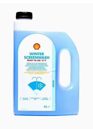 Омыватель стекла зимний winter screenwash -21°c 4л shell