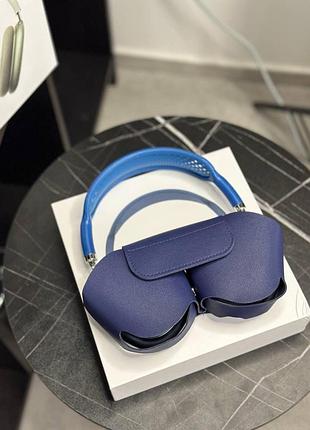 Навушники airpods max luxe blue синие