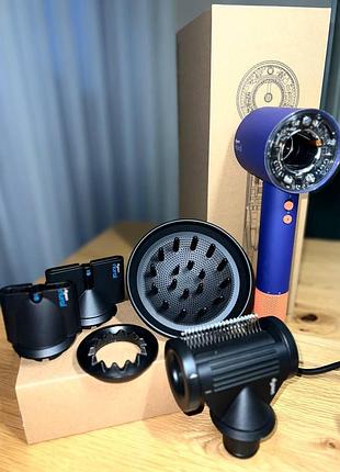 Фен dyson hd16 supersonic hd16 nural - vinca blue/topaz
