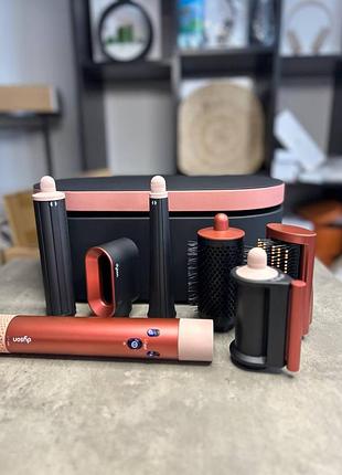 Стайлер dyson airwrap hs08 complete long strawberry bronze/blush pink | дайсон клубничный