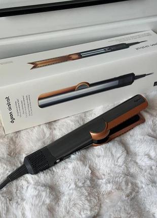 Вирівнювач дайсон для волосся dyson airstrait ht01 - nickel/copper сірий