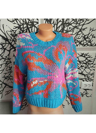 Женский яркий свитер 2