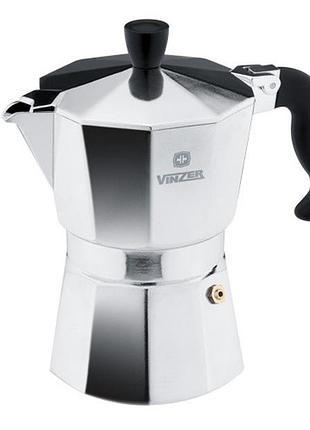 Гейзерна кавоварка vinzer (на 3 чашки) 50385