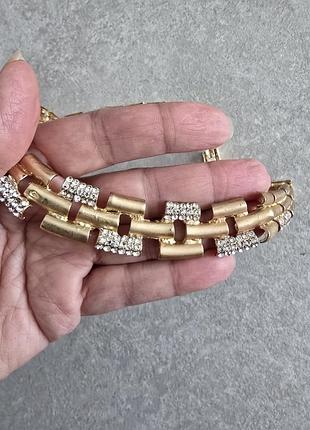Колье со стразами 6