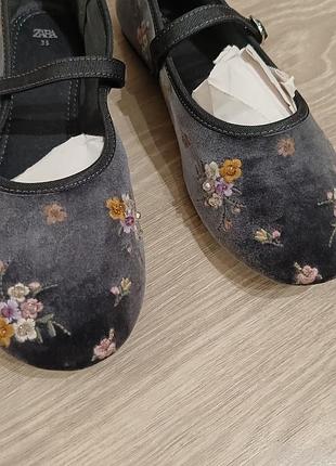 Туфли балетки zara 7