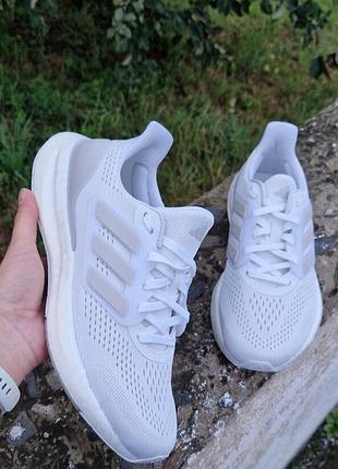 Белые кроссовки adidas pureboost 23 w – максимальный комфорт и стиль в каждом шаге 🤍👟