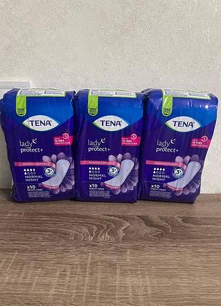 Прокладки урологические tena 10 штук normal night