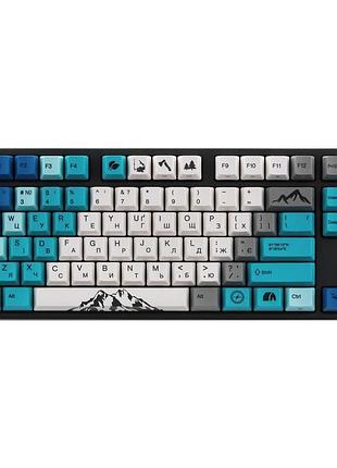 Клавіатура механічна varmilo apg87 summit r1, daisy l, wl/usb-a, white led