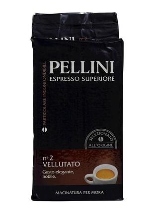 Кава мелена pellini оксамитова n2 vellutato, 250 г