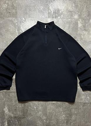 Вінтажний світшот nike найк 1/4 zip вінтаж vintage кофта полузамок l