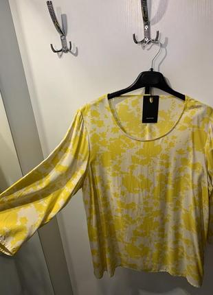 Женская блуза «soyaconcept”, размер xl. желтого цвета.3 фото