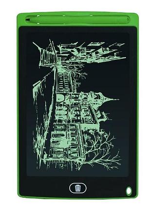 Lcd-планшет для малювання 8,5" lcd writing tablet green