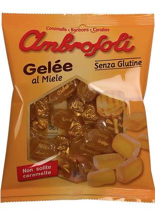 Конфеты ambrosoli желейные медовые e gelée al miele, 130 г