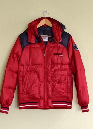 Куртка пуховик diadora в красном цвете,размер 164