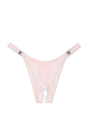 Кружевные трусики бразильяна с открытым доступом виктория сикрет victoria's secret оригинал