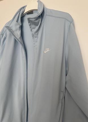 Кофта зіпка блакитна nike 2