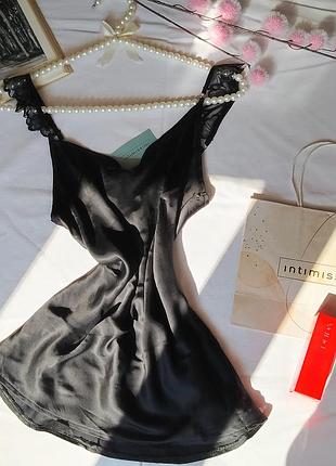 Нежная натуральная майка топ кружево intimissimi