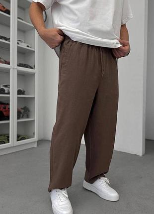 Лляні брюки