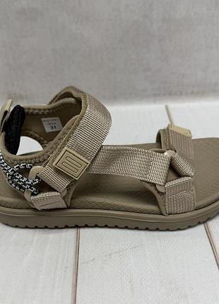 Модные детские сандалии eebb для девочки коричневые 33-36