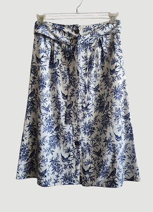 Юбка миди на пуговицах вискоза oasis р. s- m