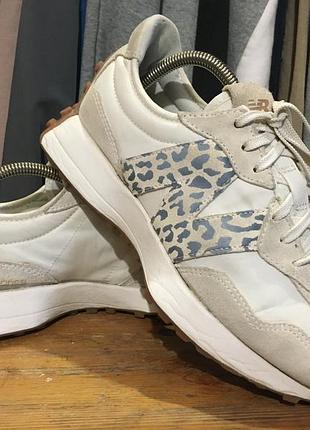 Кросівки new balance 327 sea salt leopard