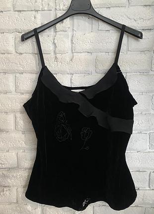 Блуза майка hennes collection hm , вискоза шовк