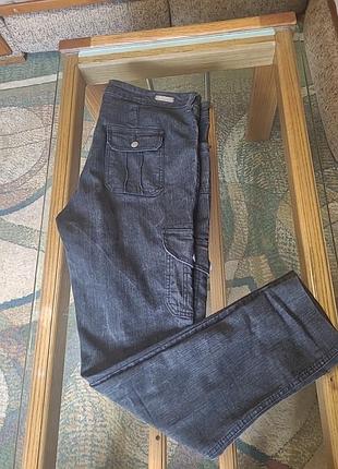 Джинсы lee cooper винтаж стиль, карго с карманами