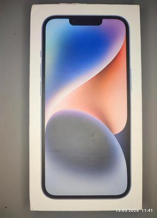 Коробка apple iphone 14, blue 128gb, a2881 mpvj3vc/a