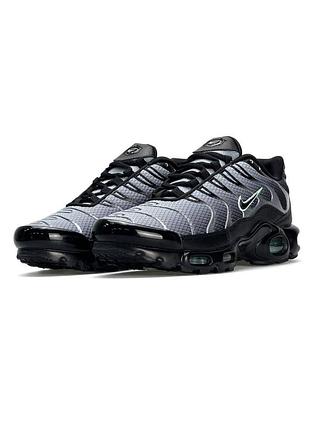 Чоловічі кросівки nike air max plus new black grey silver