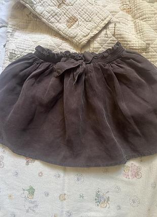 Шовкова спідниця zara