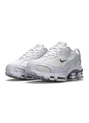 Жіночі кросівки nike x supreme shox ride 2 sp white