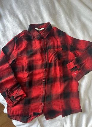Рубашка  картата  h&m, 13-14 років
