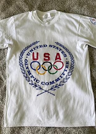 Футболка вінтаж made in usa olympic games