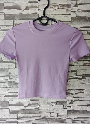 Топ футболка рубчик