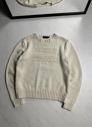 Светр polo ralph lauren з прапором розмір л краще підійде на м