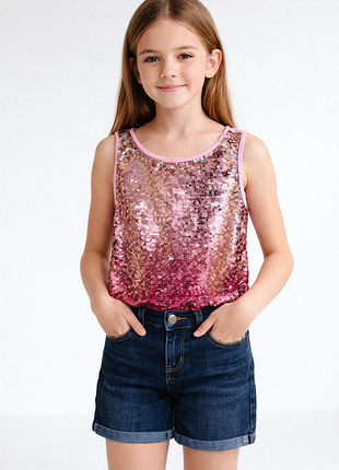 12-13 лет детская майка для девочки-подростка h&m nik72
