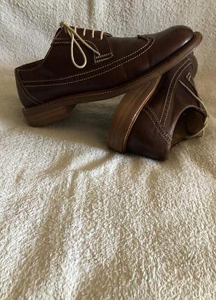 Шкираяны туфли броги сырого швейцарского бренда navyboot made in swiss original