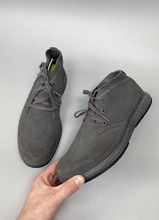 Чоловічі полу ботинки туфлі skechers on the go kasual в ідеальному стані, сірі, оригінал 43/27,5 см
