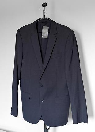 Пиджак hugo boss red 84 navy blazer suit jacket virgin wool