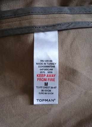 Плащ бежевий topman 3