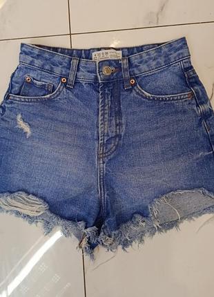 Джинсовые шорты бермуды denim co,32-34p