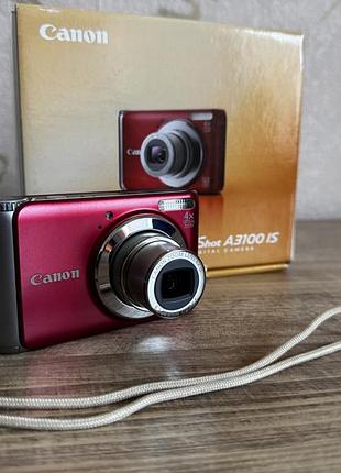 Фотоапарат canon powershot a3100 is red — цена 3300 грн в каталоге